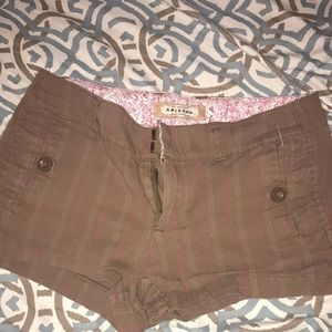 Brown Low Waisted Shorts